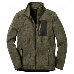Nucku Strickfleecejacke Herren (Oliv), XXXL