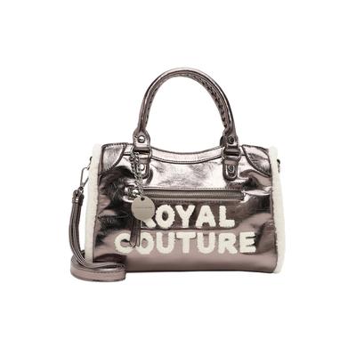 Shopper EMILY & NOAH "Shopper E&N Loreen", Damen, Gr. B/H/T: 33cm x 22cm x 14cm, rosa (schwarzsilber 833), Taschen Shopper