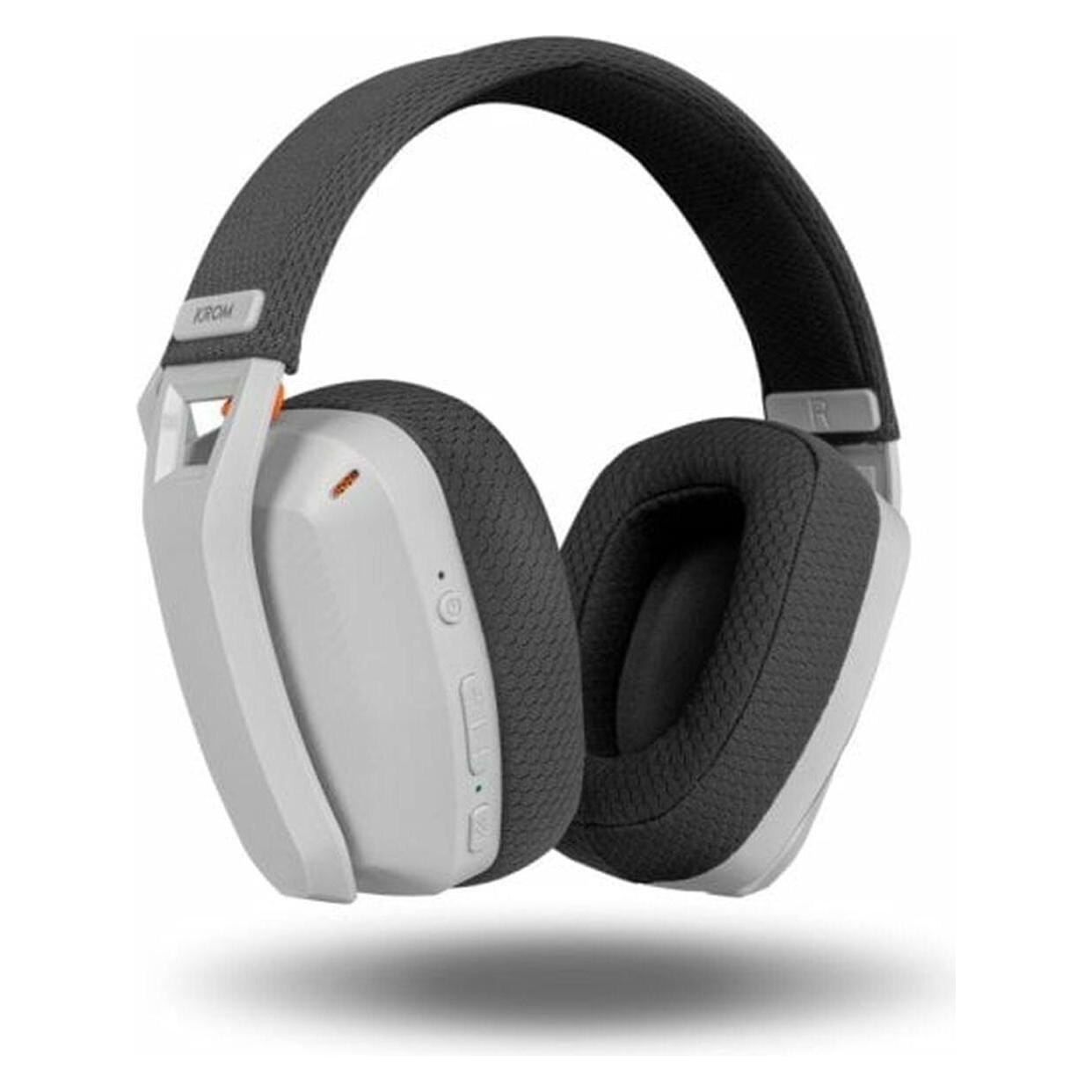 Krom Auriculares Gaming Kanji Wireless Blanco (Kabelgebunden, Kabellos) (NXKROMKANJIWH)