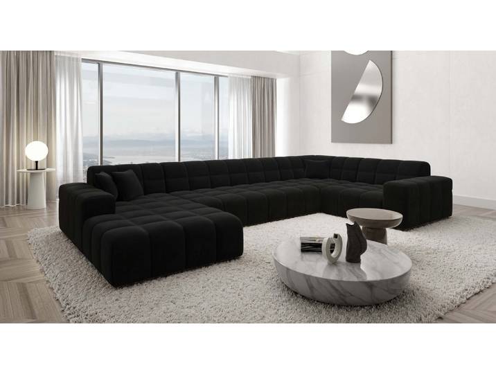 Stoff Wohnlandschaft Ibiza U-Form