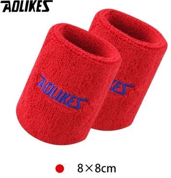 Uplift Treasures AOLIKES Cotton Sports Wrist Sweatband For Gym And Tennis 3