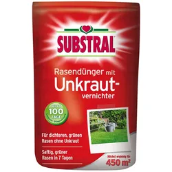Substral Rasen-Dünger mit Unkrautvernichter - 9 kg
