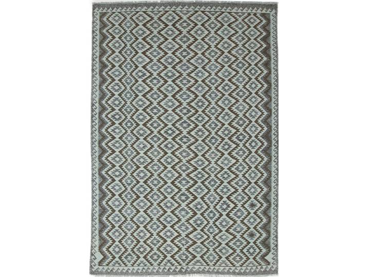 Kelim Afghan Chromatic Teppich 204x298 Handgewebt Orientteppich Wolle