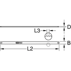 BERYLLIUMplus Sägeblatt für Bügelsäge 300mm