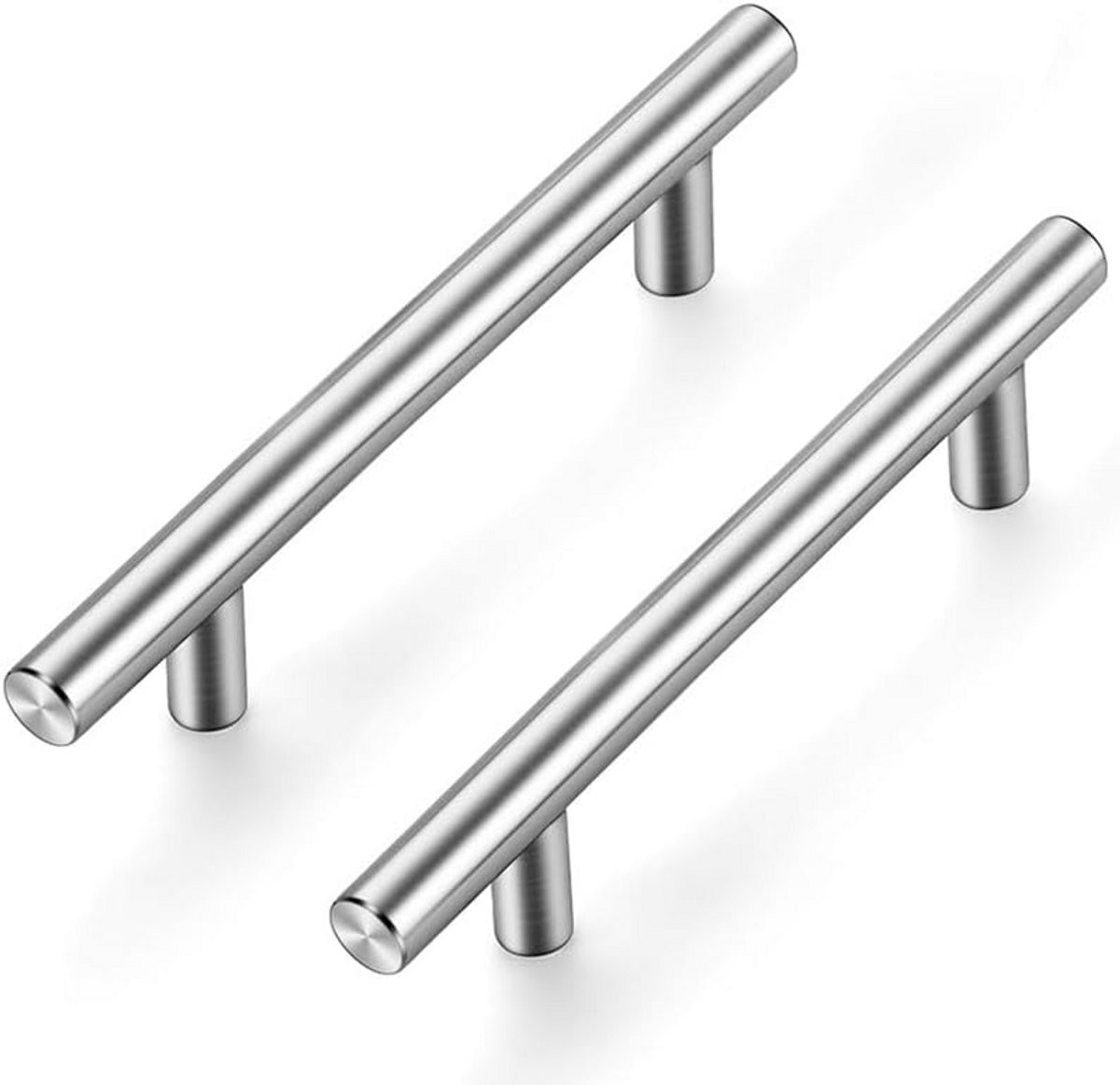 10x RVS Meubelgrepen Zilver, Gatenafstand 96mm, Keukenkast Deurklinken