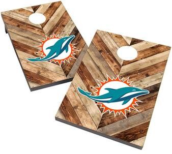 Skip's Garage Miami Dolphins 2x4 Cornhole Boards
