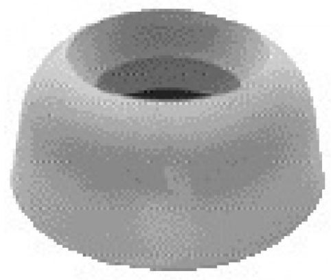 Meibes Mület-Trumpf-WC-Gummiverbinder 170123 d= 48 mm, Rohr 44-45 mm, weiß