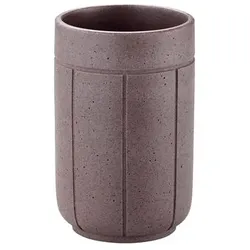 blomus Zahnputzbecher Kua Polyresin Cedar Brown