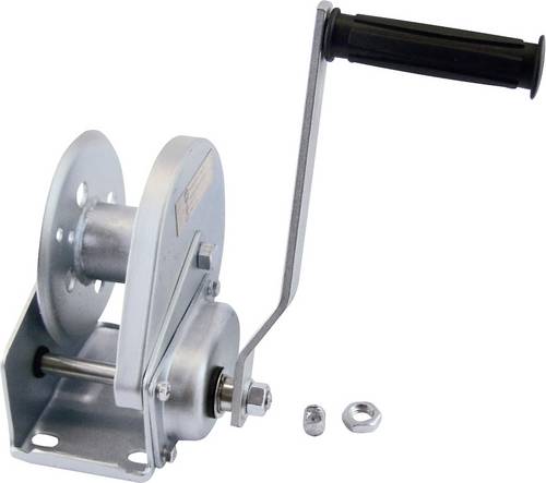 Berger & Schröter Handseilwinde 60141 Zugkraft (stehend)=600kg Edelstahlgehäuse, Lastdruck-Bremse