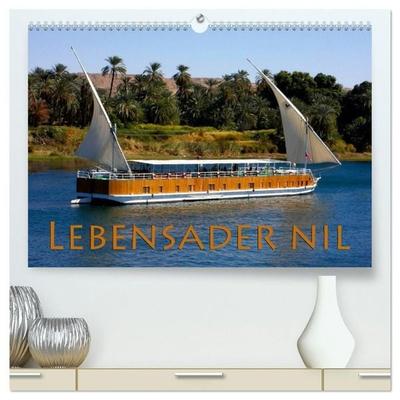 Lebensader Nil (hochwertiger Premium Wandkalender 2027 DIN A2 quer), Kunstdruck in Hochglanz