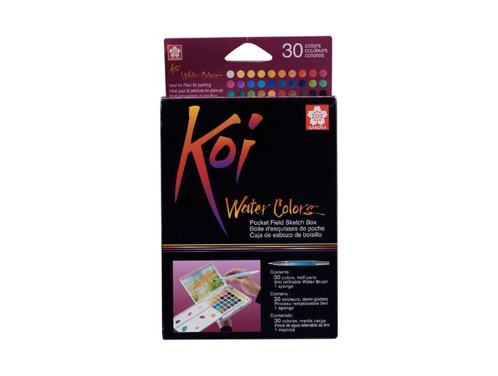 Koi Water Color Sketchbox 30