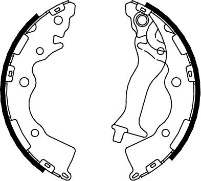 Triscan Bremsbackensatz 8100 10020 Für Kia