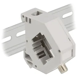 Delock Hutschienenadapter mit Keystone F Buchse zu F Buchse