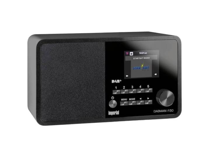 IMPERIAL DABMAN i150 Internetradio, digitale radio (internet, DAB+/DAB, FM, USB, WLAN, 2,8 inch kleurendisplay), zwart