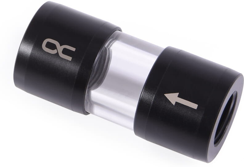 Alphacool Eiszapfen Acryl/Acetal Inline Filter G1/4 IG