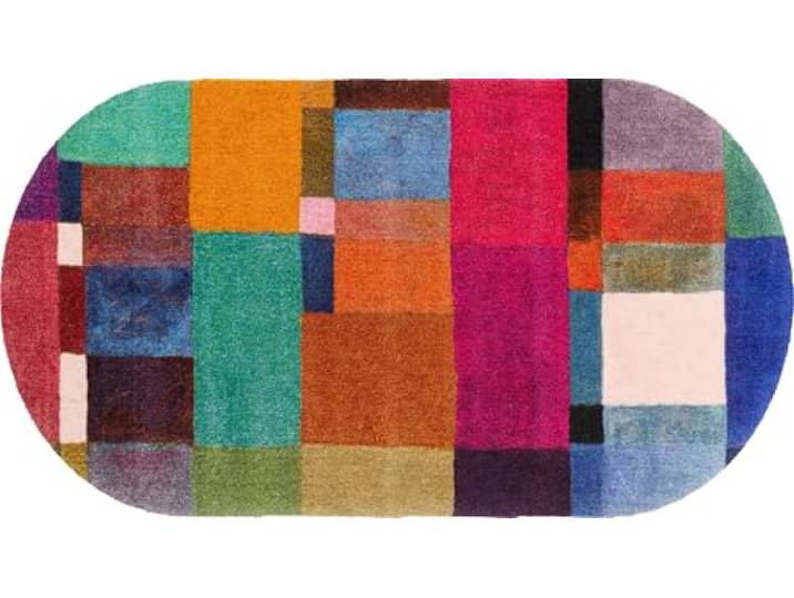 Wash+Dry Fußmatte, Mosaique 50x90cm, bunt