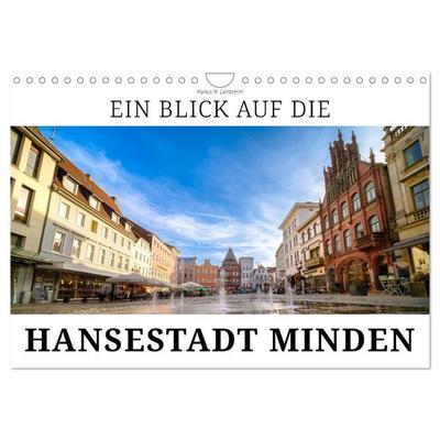 Ein Blick auf die Hansestadt Minden (Wandkalender 2027 DIN A4 quer), CALVENDO Monatskalender