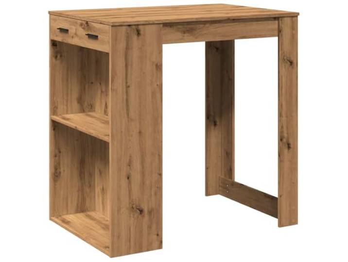 HKLGBVCR Bartisch aus Holz, 102 x 70 x 103 cm