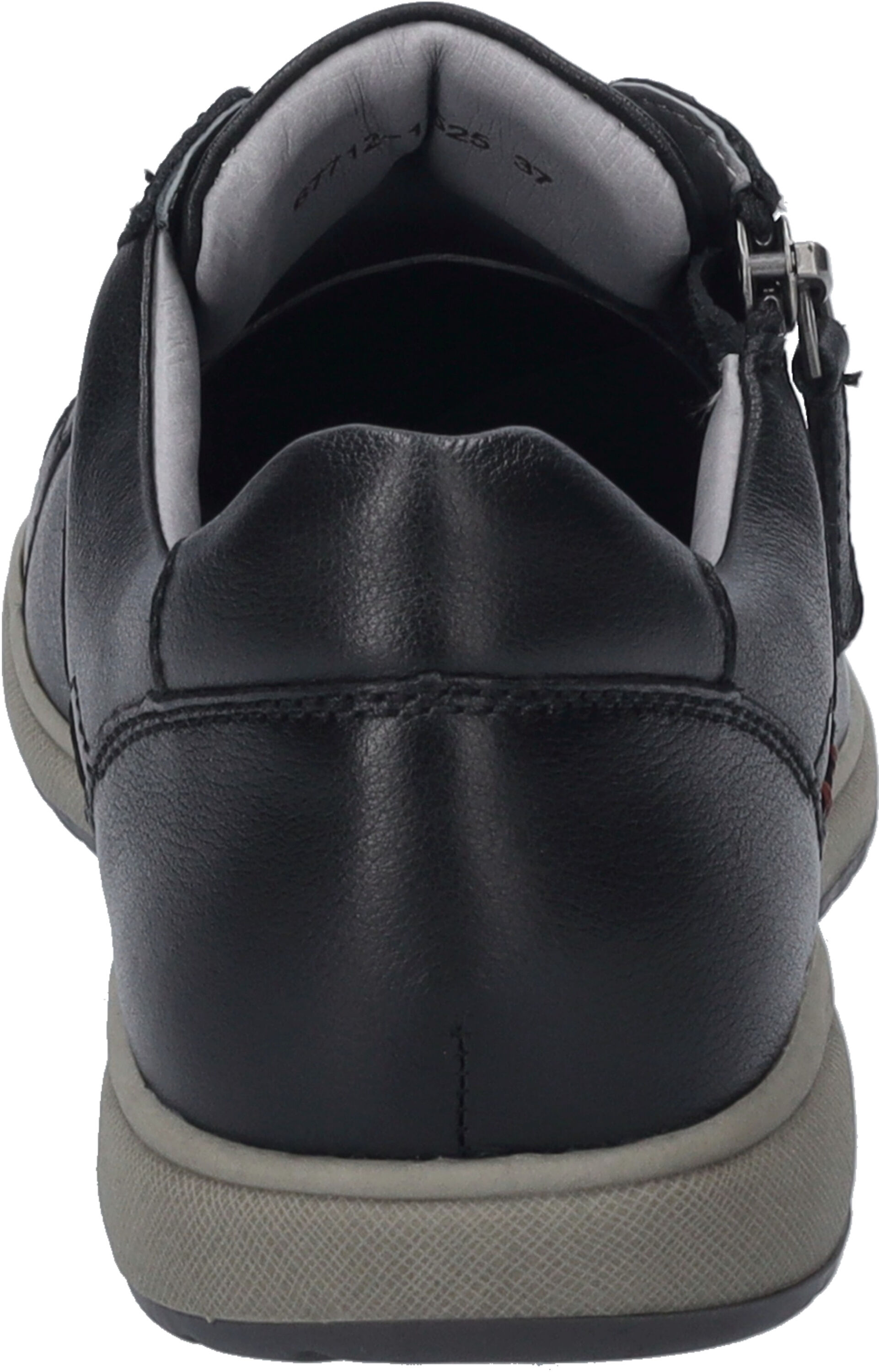 Sneaker JOSEF SEIBEL "Caren 12, schwarz", Damen, Gr. 37, schwarz, Obermaterial: 100% Rindsleder Leather cow., Schuhe Sneaker