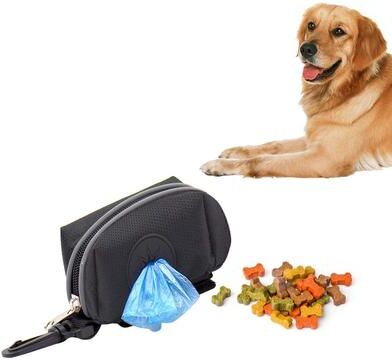 Snug & Styled Dog Treat Pouch & Pet Waste Bag Holder For Walks And Training Snack Carrying Bag
