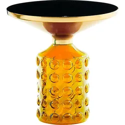 KARE DESIGN Beistelltisch Lola 70643 Glas Gelb 50 cm