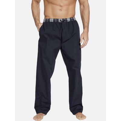 Pyjama JAN VANDERSTORM "2er Pack Schlafhose RAWALD", Herren, Gr. XL, blau (dunkelblau kariert), Obermaterial: 100% Baumwolle., Homewear-Sets Pyjama
