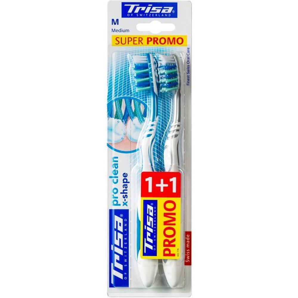 Trisa Zahnbürste Extra Duo medium 2 St