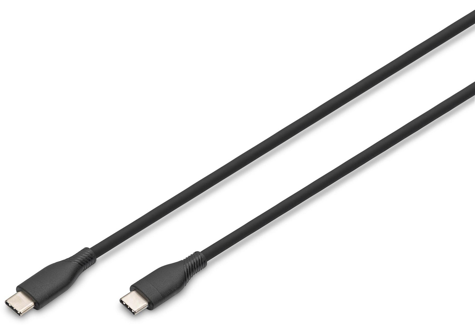 Digitus USB 2.0 Kabel Type C naar Type C in zwart, 2 meter
