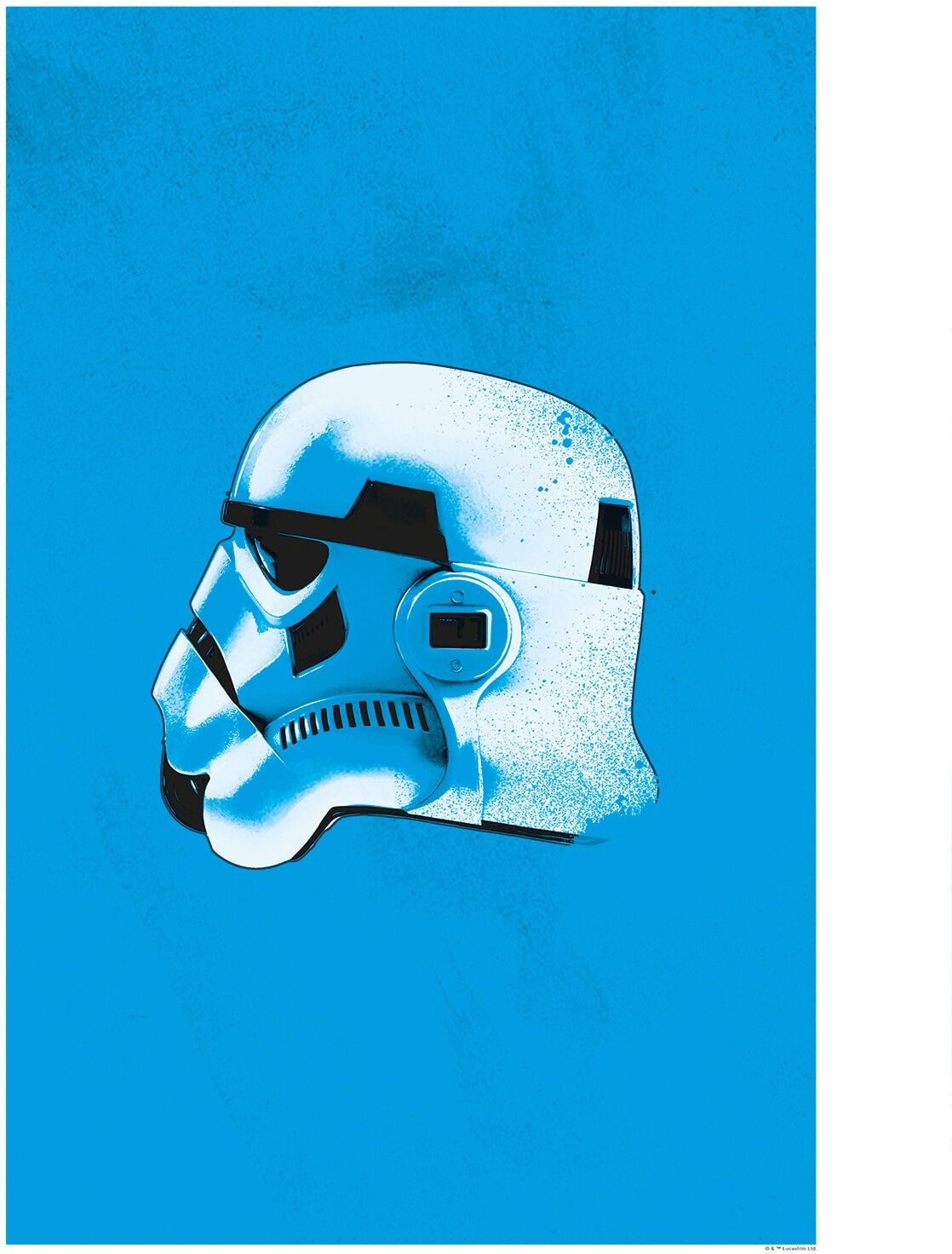 Bild KOMAR "Star Wars Classic Helmets Stormtrooper", bunt (farbe bild(er): bunt), B:50cm H:70cm, Holz, Papier, Bilder, Bild, Wandbild zur Dekoration im Kinderzimmer - ohne Rahmen farbe bild(er): bunt B/H/T: 50cm x 70cm, Star Wars, 1 Stk.