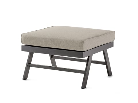Sieger Exclusiv Passion Sieger Auckland Hocker-Tisch Alu eisengrau- Polster Natur 72x72x47cm 4003348607654