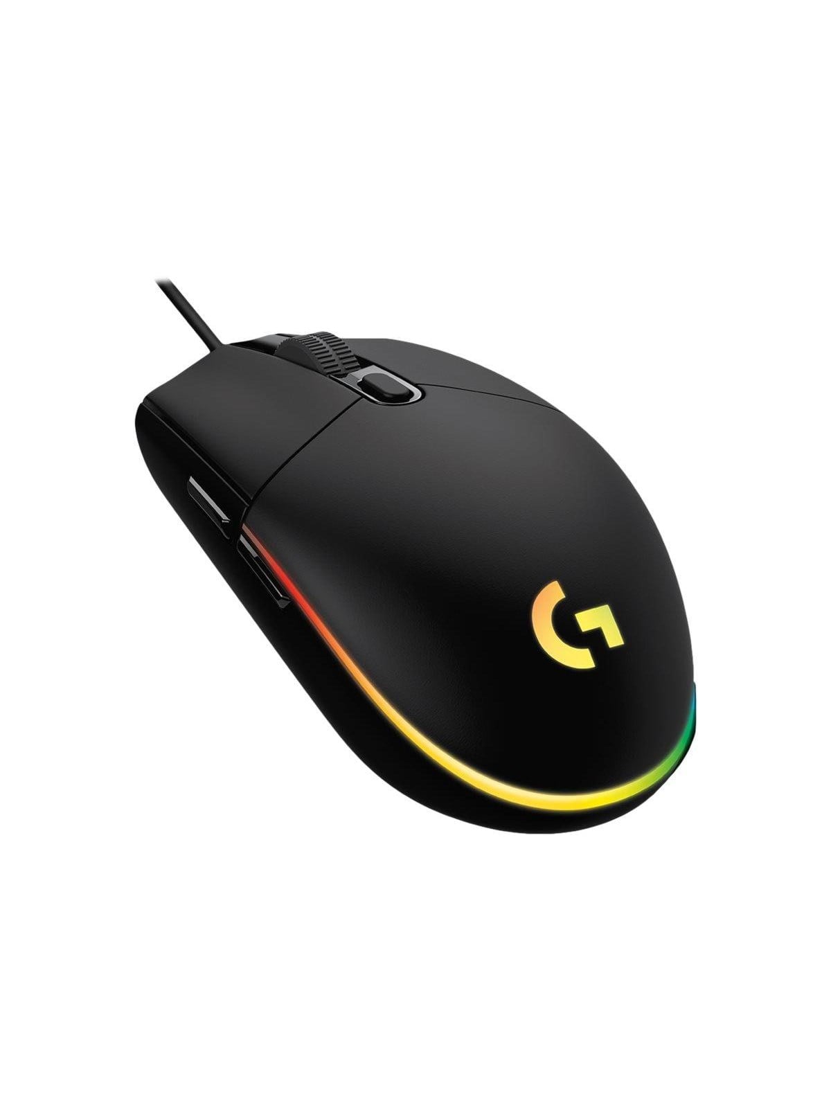 Logitech G102 LIGHTSYNC - Black - Gaming Maus (Schwarz mit RGB)