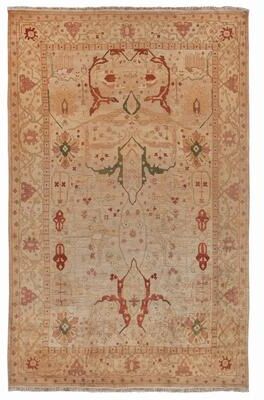 "EXQUISITE RUGS ONE-OF-A-KIND Antique Weave Ziegler Hand Knotted Gold Rug - 11'8""x18'4"""