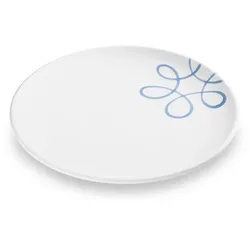 Gmundner Keramik Pur Geflammt Blau, Speiseteller Cup (Ø 25cm)