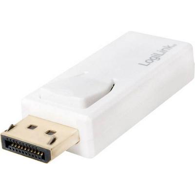 LogiLink CV0100 DisplayPort / HDMI Adapter [1x DisplayPort Stecker - 1x HDMI-Buchse] Weiß