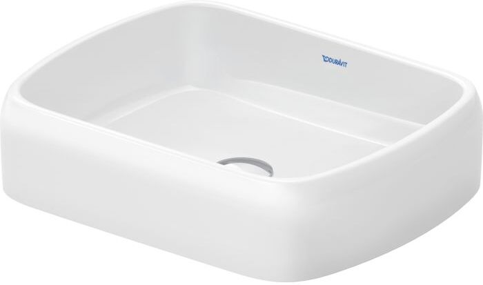 Duravit Aufsatzbecken 500mm, geschl. 2384502079 ohne HLB, ohne Überlauf, Weiß HG, HYG