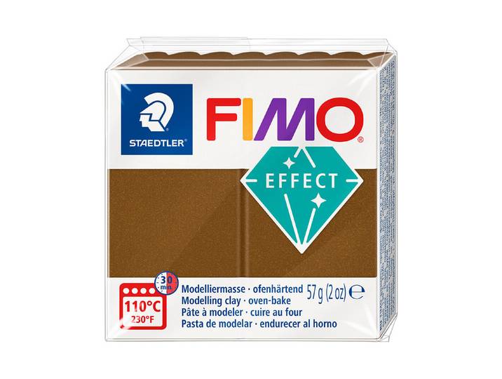 Fimo Modelliermasse Antik Effekt Bronze-Metallic