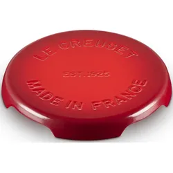 BBQ Outdoor Untersetzer für heißes Geschirr 22 cm kirschrot