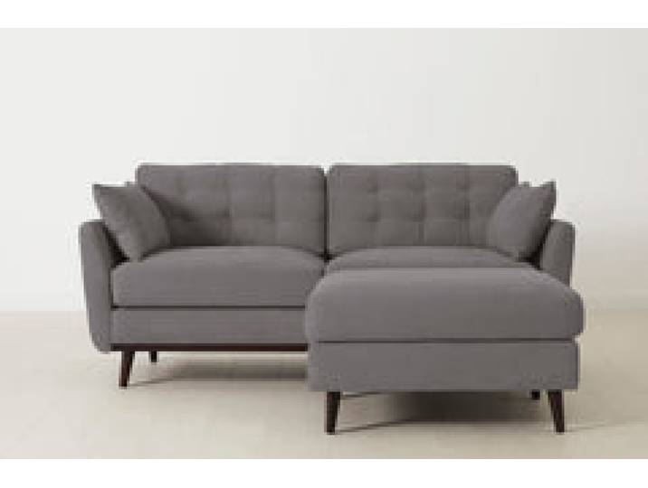 Model 10 Zweisitzer Sofa mit Hocker, Risso