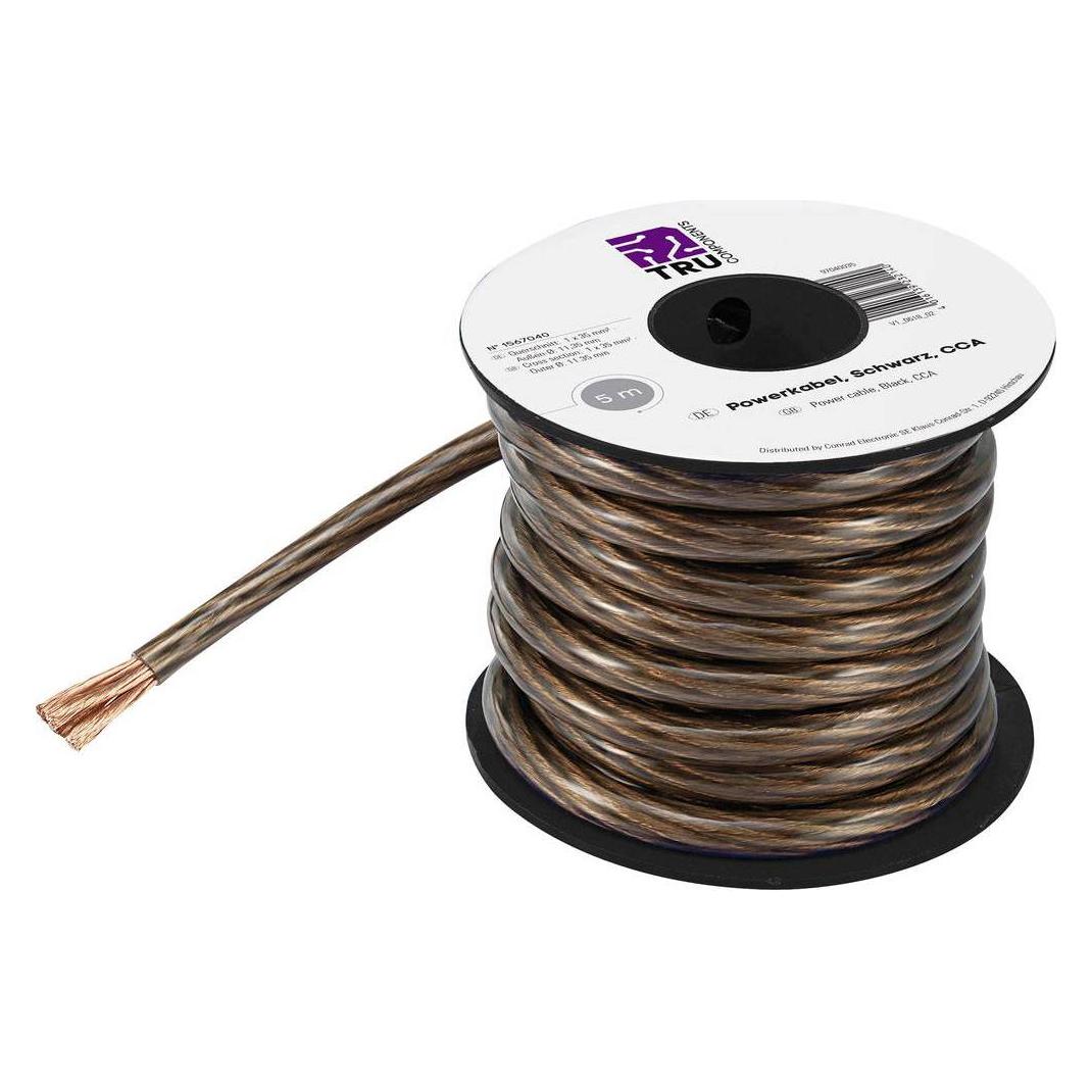 Tru Components CCA Powerkabel (5 m) (1567040)