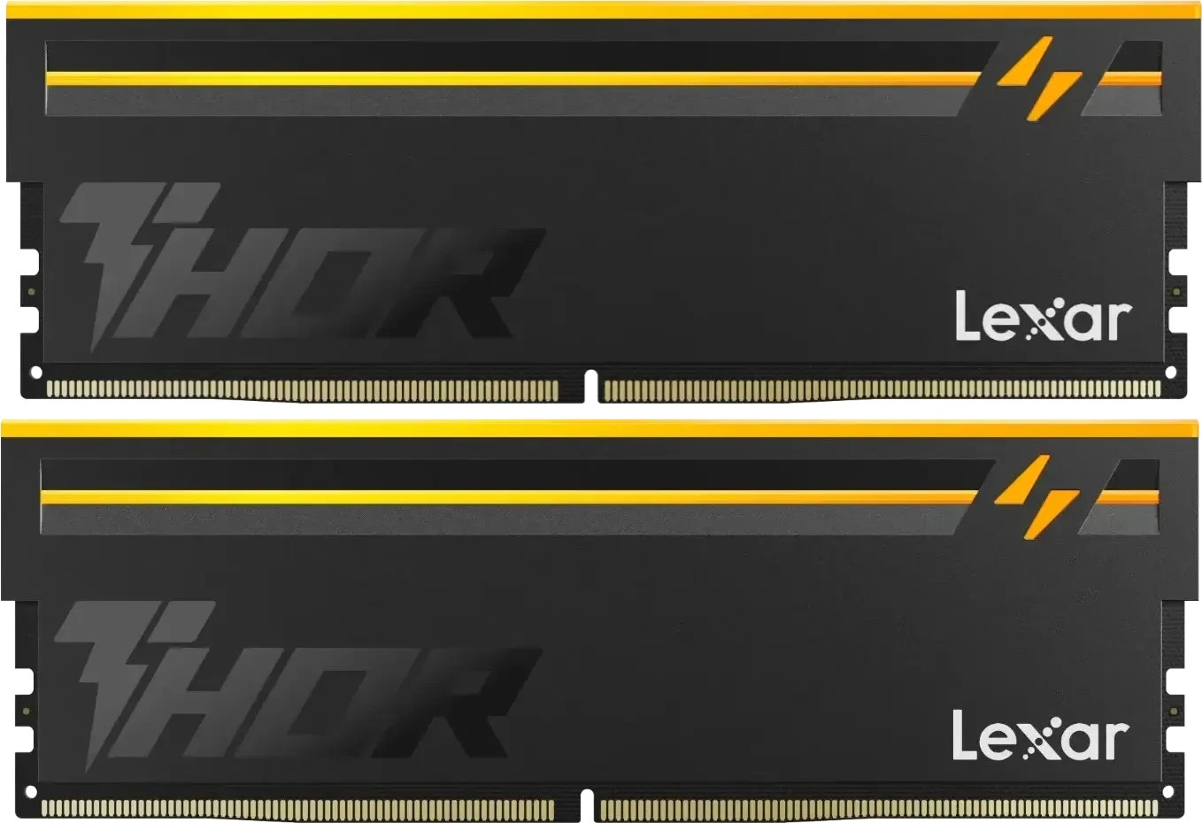 32GB (2x16GB) Lexar THOR RGB DDR5-6000 CL38 UDIMM RAM Gaming Arbeitssp. Kit