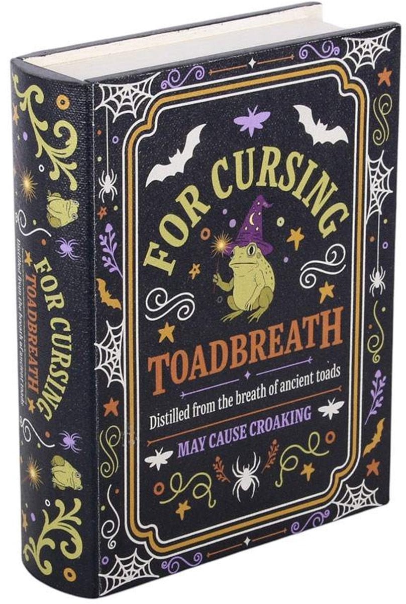 Something Different Toadbreath Spell Book Decoratieve opbergdoos - Multicolours