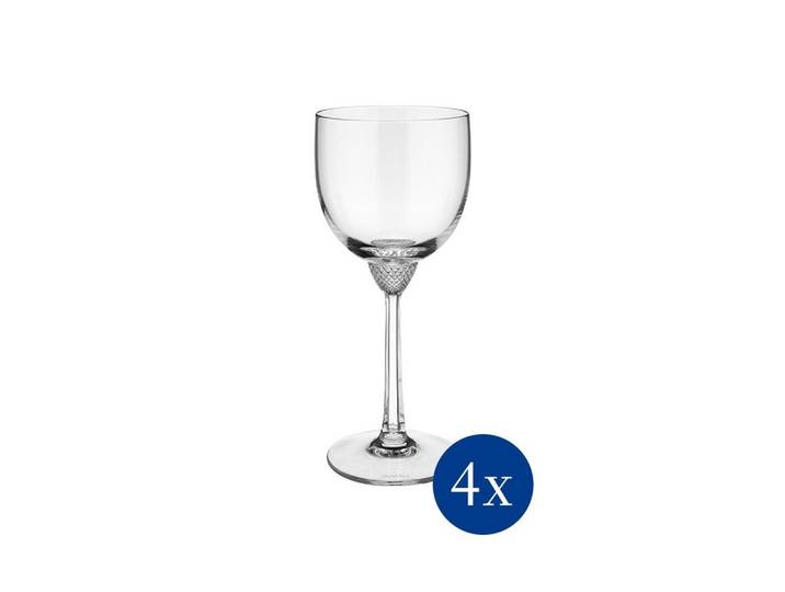 Villeroy & Boch Signature Gläser-Set Octavie Rotweinglas, 4 Stück, 4-tlg., Glas, Kristallglas, spülmaschinenfest, Made in Germany