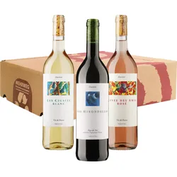 Geschenkpaket Château Duvivier  3 Provence-Weine im Geschenkkarton, Bio Probierpakete