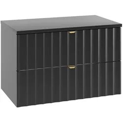 WASCHTISCHUNTERSCHRANK 80.6cm Lexa Schwarz