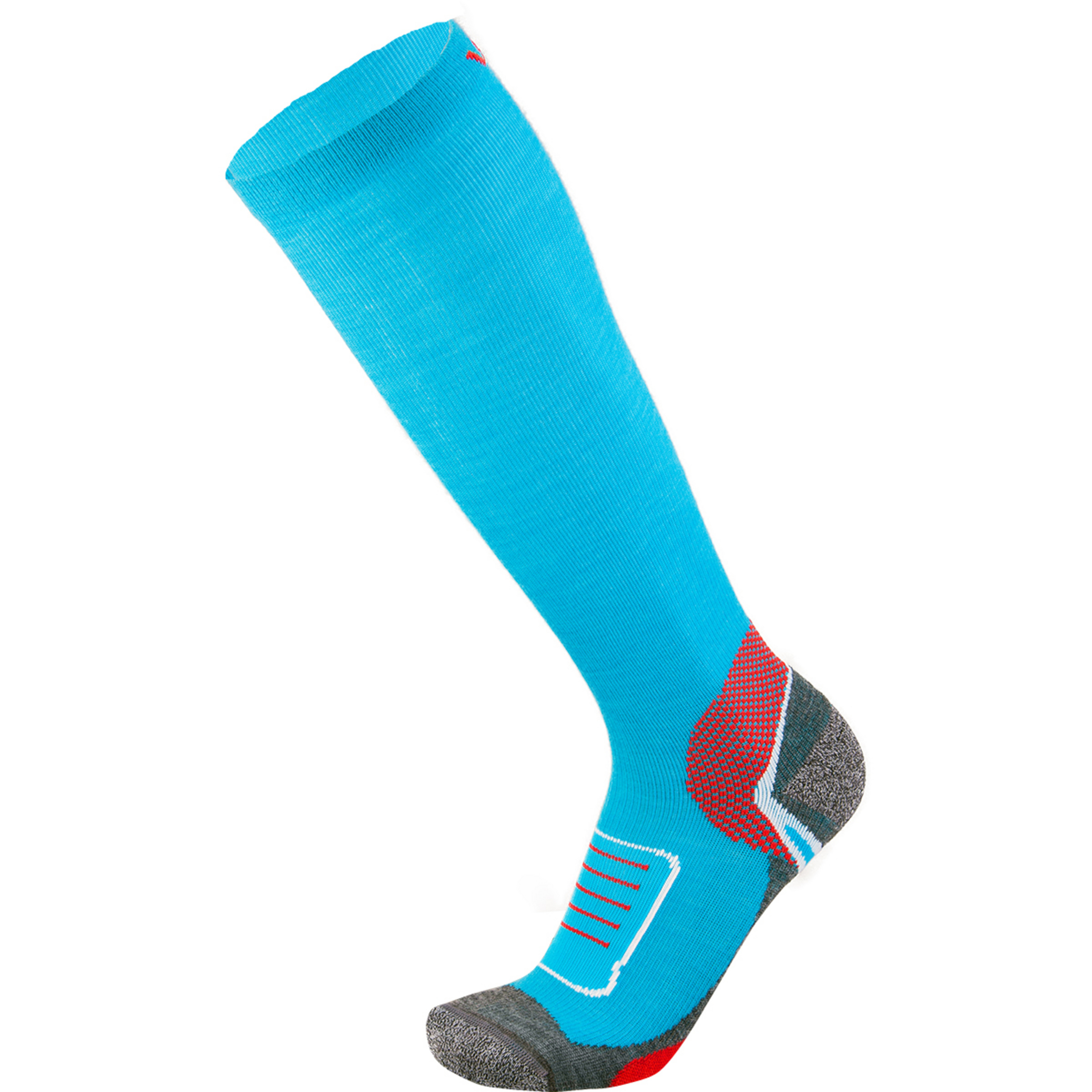 Wapiti Ski W07 Soft Compression Skisocken blau Größe 45 Freeride | Skifahren Kompressionseffekt Merinowolle