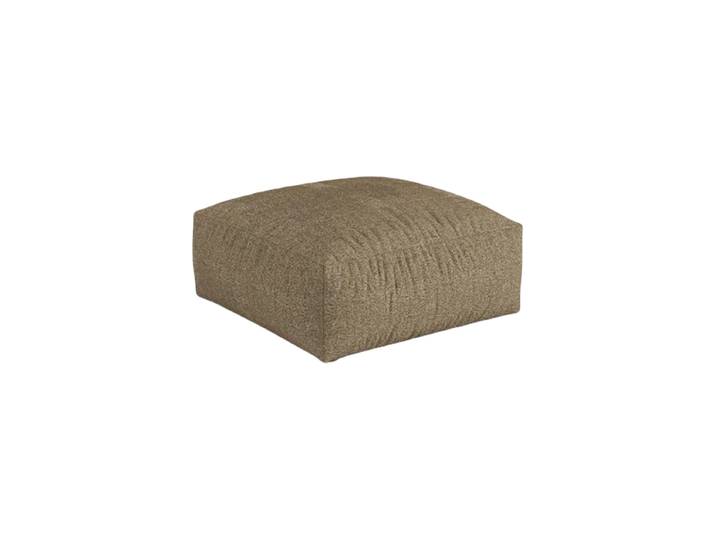 Design Sitzpouf „Martina“ Bouclé Cappuccino 106 x 106 cm Micadoni