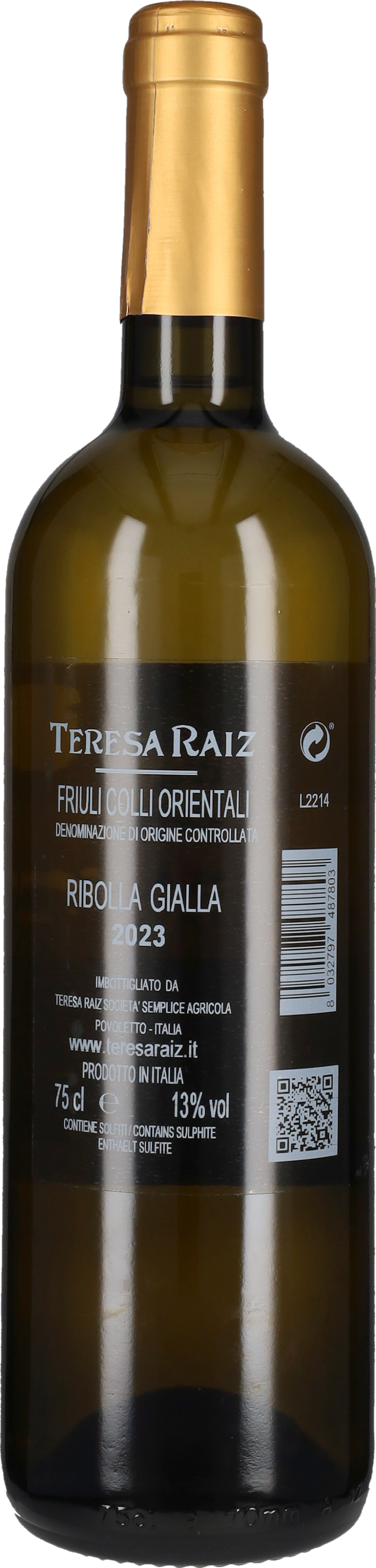 Raiz Teresa Ribolla Gialla Teresa Raiz 2023