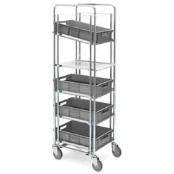 Transportwagen Flex, max. 200 kg Transportwagen, die beiden oberen Ebenen sind neigbar