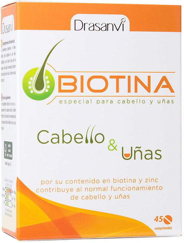 Drasanvi Biotine cheveux et ongles 45 comprimés