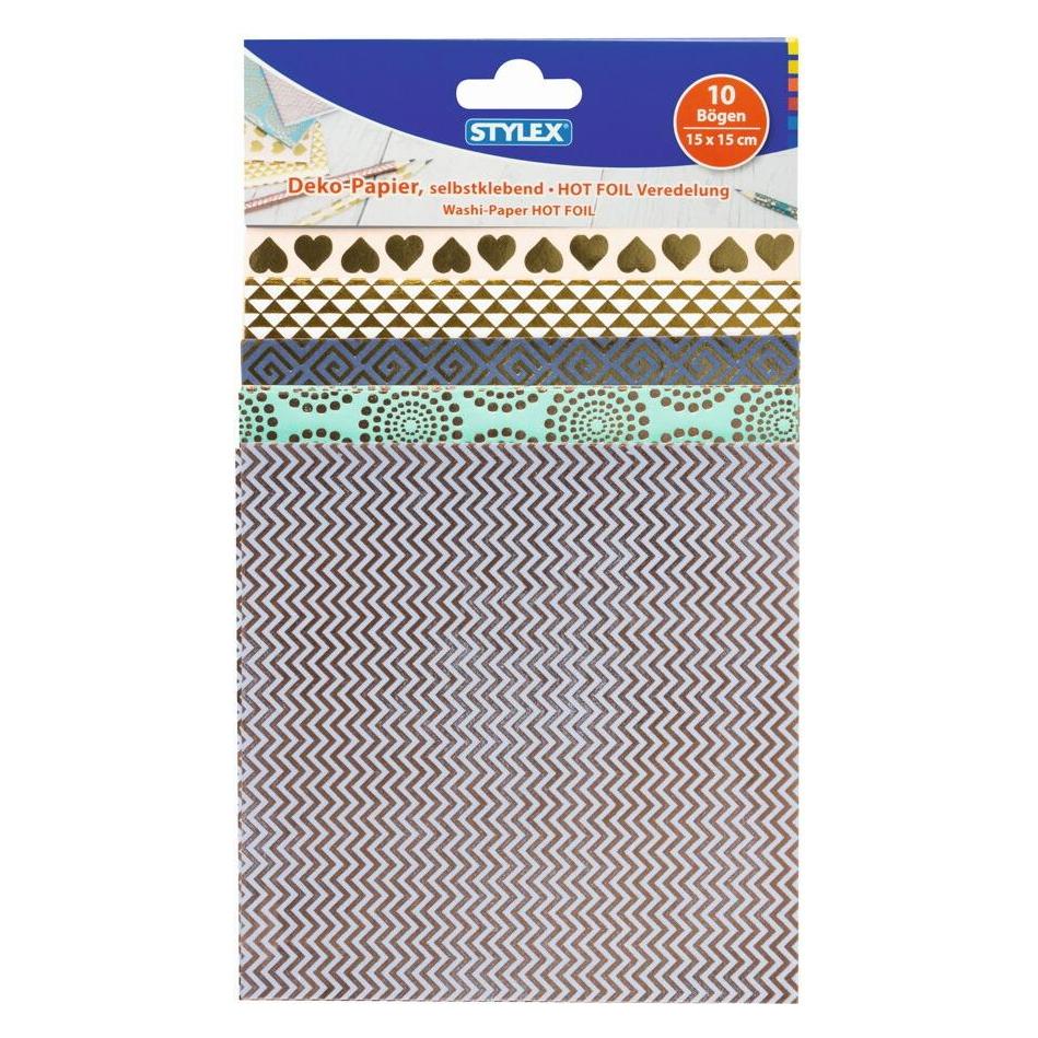 Stylex Selbstklebendes Deko-Papier, Hot Foil (43005)